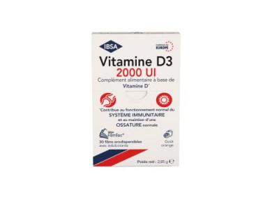 Ibsa Pharma Vitamine D3 Filmtec&reg; Ibsa 2000Ui - Bo&icirc;te 30 films
