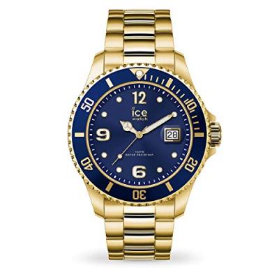 Montres Homme - Watch Montre Dor&eacute;e Mixte Bracelet M&eacute;tal Steel (016761)