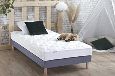 Matelas accueil memoire de forme mam azur - made in france - 90x200cm