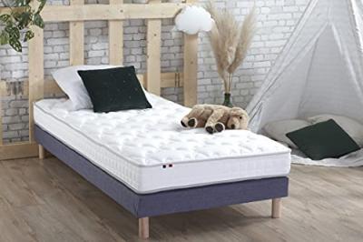 Matelas m&eacute;moire de forme bi confort 90x190