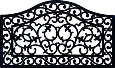 Tapis paillasson, 100% caoutchouc, noir, 45 x 75 cm EBENE4575 - Id Mat