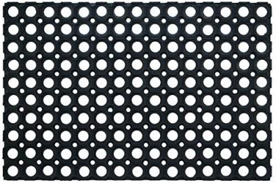 Tapis de sol caillebotis caoutchouc 14 mm 40x60 cm - IDS - M98