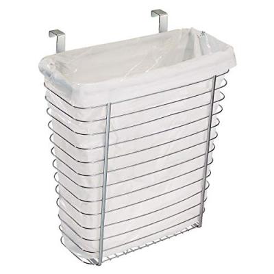 Panier avec accroches pour placard - InterDesign - Poubelle ou bac de rangement &agrave; suspendre