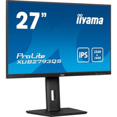 Iiyama Prolite Xu2793qs-b6 &Eacute;cran Plat De Pc 68,6 Cm (27"") 2560 X 1440 Pixels 2k Ultra Hd Led Noir