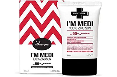 Cr&egrave;me solaire I'm Medi 100% Zinc Sun SPF 50+ Suntique 50ml