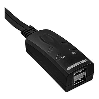 InLine Mini Border KM-Switch - Commutateur souris/clavier - 2 x USB