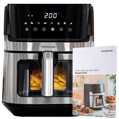 Friteuse sans huile fryinn view 6500 noir acier inoxydable 1700 w 6,5 l