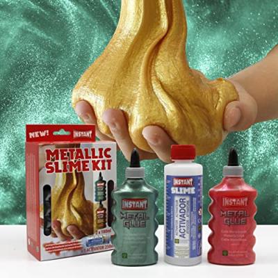 Mini Kit Slime M&eacute;tallique 2 Colles + Activateur Instantan&eacute; 18961