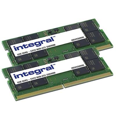 Integral 32GB 2x16GB SODIMM KIT DDR5 4800MHZ UNBU