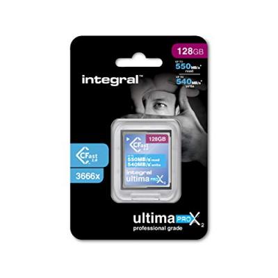 Integral 128GB CFAST 2.0 ULTIMAPRO X2 R-550 W-540 MB/S