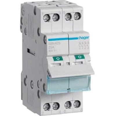 Interrupteur sectionneur t&eacute;trapolaire - 4P - 25A - 440V - 50/60 Hz