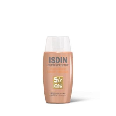 Isdin Fusion Water Color Medium Cr&egrave;me solaire visage teint&eacute;e pour peaux medi
