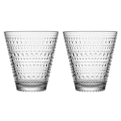 Coffret de 2 gobelets Kastehelmi 30 cl transparents Blanc Iittala