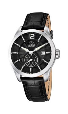 JAGUAR Watches - J663/4 - Montre Homme - Quartz Analogique - Bracelet Cuir Noir