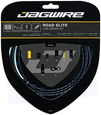 Jagwire Kit Road Elite Link Frein c&acirc;bles et Gaines Mixte Adulte, Noir