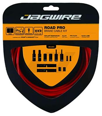 Kit de frein Jagwire Pro (route) - One Size Rouge C&acirc;bles de freins