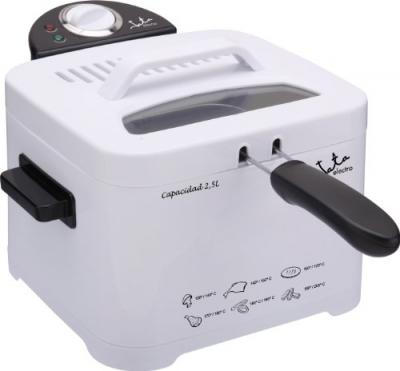 JATA FR278, friteuse 2,5L, Unique, Blanc, Stand-alone, 2000W, 230V