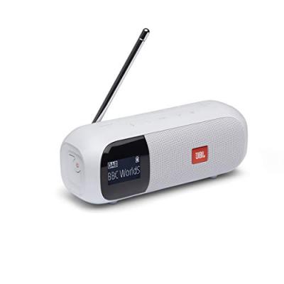 JBL Radio Tuner 2 et haut-parleur Bluetooth - Blanc