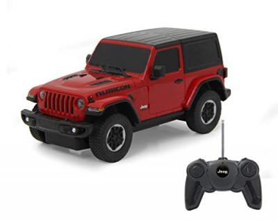 Rastar RC Jeep Wrangler JL boys 27 MHz 1:24 rouge