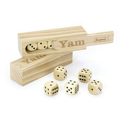 Jeu De Societe Coffret En Bois - Yam