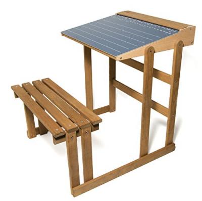 Jeujura bureau d'ecolier en bois - teint&eacute; chene hauteur 60 cms JEU8862