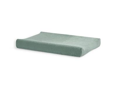 Housse de matelas &agrave; langer 50 x 70 cm en &eacute;ponge verte - TU