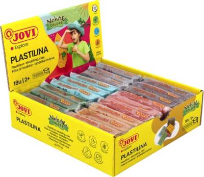 P&acirc;te &agrave; modeler Jovi pack de 18 unit&eacute;s de 50 grammes couleur nature