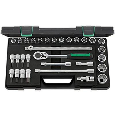Coffret cl&eacute; + douilles 31 pi&egrave;ces Stahlwille 96031439 m&eacute;trique 1/2"""" (12.5 mm)