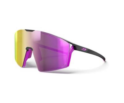 Julbo Edge Lunettes de Soleil, Noir/Rose, Taille Unique Mixte