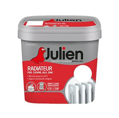 Julien Peinture pour Radiateur en Phase Aqueuse - Blanc Satin - 400ml
