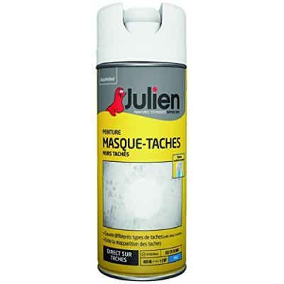 Sous-couche a&eacute;rosol Masque-taches - Mat Blanc - 400 ml Julien Blanc