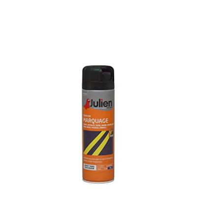 Peinture a&eacute;rosol pour Marquage - Mat Noir - 500 ml Julien Noir