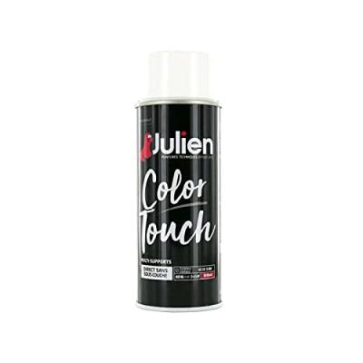 Julien - Peinture a&eacute;rosol blanc brillant 400ml Ral 9010 - Blanc