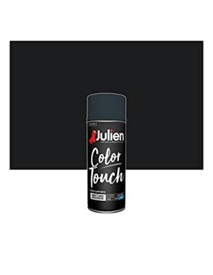 Bombe de peinture Color touch JULIEN noir RAL 9005 mat 400 ml