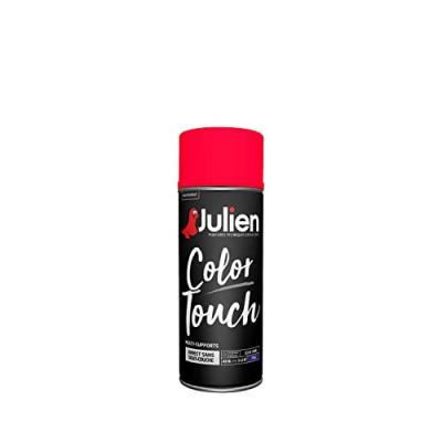 Peinture a&eacute;rosol Julien fluo rouge 400ml - Rouge