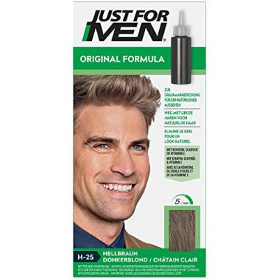 COLORATION CHEVEUX HOMME - Ch&acirc;tain Clair-Just For Men