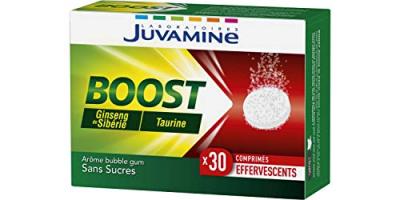 JUVAMINE - BOOST Ginseng Taurine - 30 Comprim&eacute;s effervescents