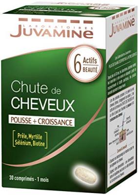 Juvamine Chute de Cheveux 30 comprim&eacute;s