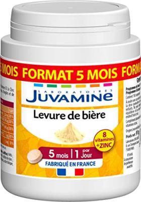 Compl&eacute;ment Alimentaire Levure De Bi&egrave;re Juvamine - La Boite De 150 Comprim&eacute;s