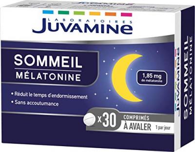 Juvamine Sommeil M&eacute;latonine 30 Comprim&eacute;s - Bo&icirc;te 30 comprim&eacute;s