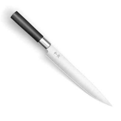 Couteau jambon Wasabi Black 23cm - Kai - Noir - Acier