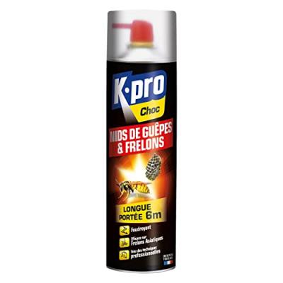 Insecticide a&eacute;rosol gu&ecirc;pes et frelons KAPO, 500 ml