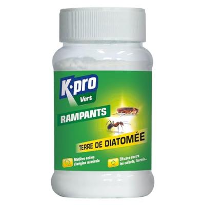 Terre de diatom&eacute;e - insectes rampants - 100 grs - kapo vert