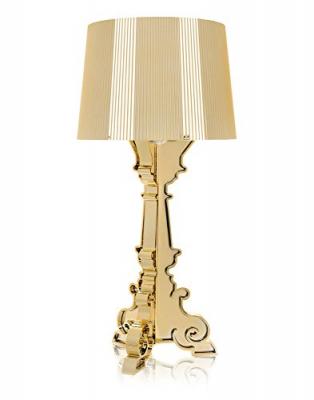 Kartell Bourgie, Lampe de Table, Or, Version Dimmable