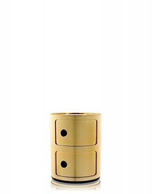 Kartell - syst&egrave;me d'&eacute;l&eacute;ments modulables Componibili 5966, or