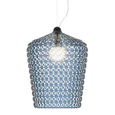 Kartell Kabuki, Lampe &agrave; Suspension, Bleu Clair