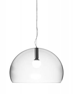 Kartell - Suspension lumineuse Small FL/Y, transparent