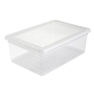 Keeeper - Bo&icirc;tes de rangement, Naturel Transparent, 39 x 26,5 x 14 cm
