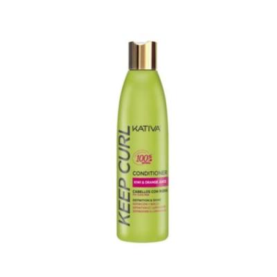 Apr&egrave;s-shampooing pour boucles bien d&eacute;finies kativa keep curl (250 ml)