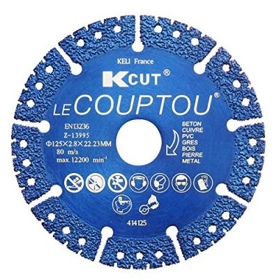 Disque Diamant Tout En Un - Al&eacute;sage 22,2 Mm &Oslash; 125 Mm 2,8 Mm
